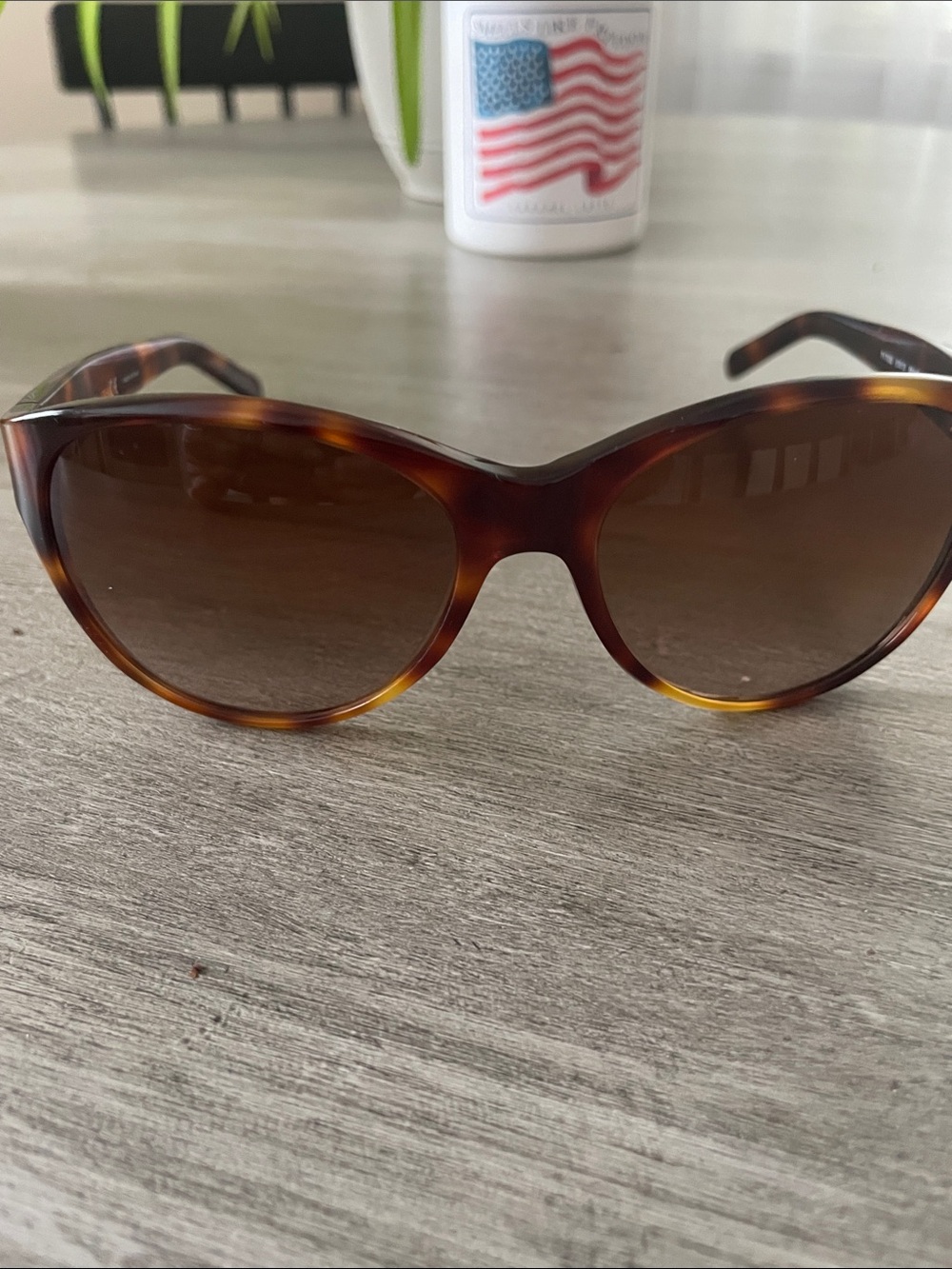 Tory Burch Tortoise Shell Sunglasses with Brown Lenses